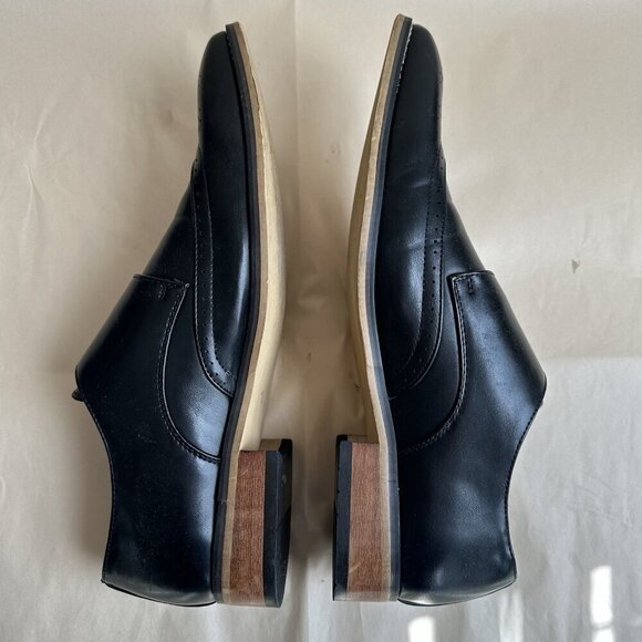 Gino Vitale Men 12 Black Wing Tip Dress Shoe Double Monk Strap Brogue Loafer main image 11